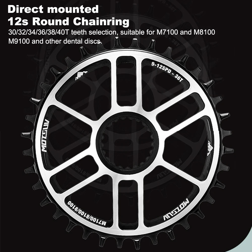 12 Speed Direct Mount Chainring 30T-40T for Shimano M9100 M8100 M7100