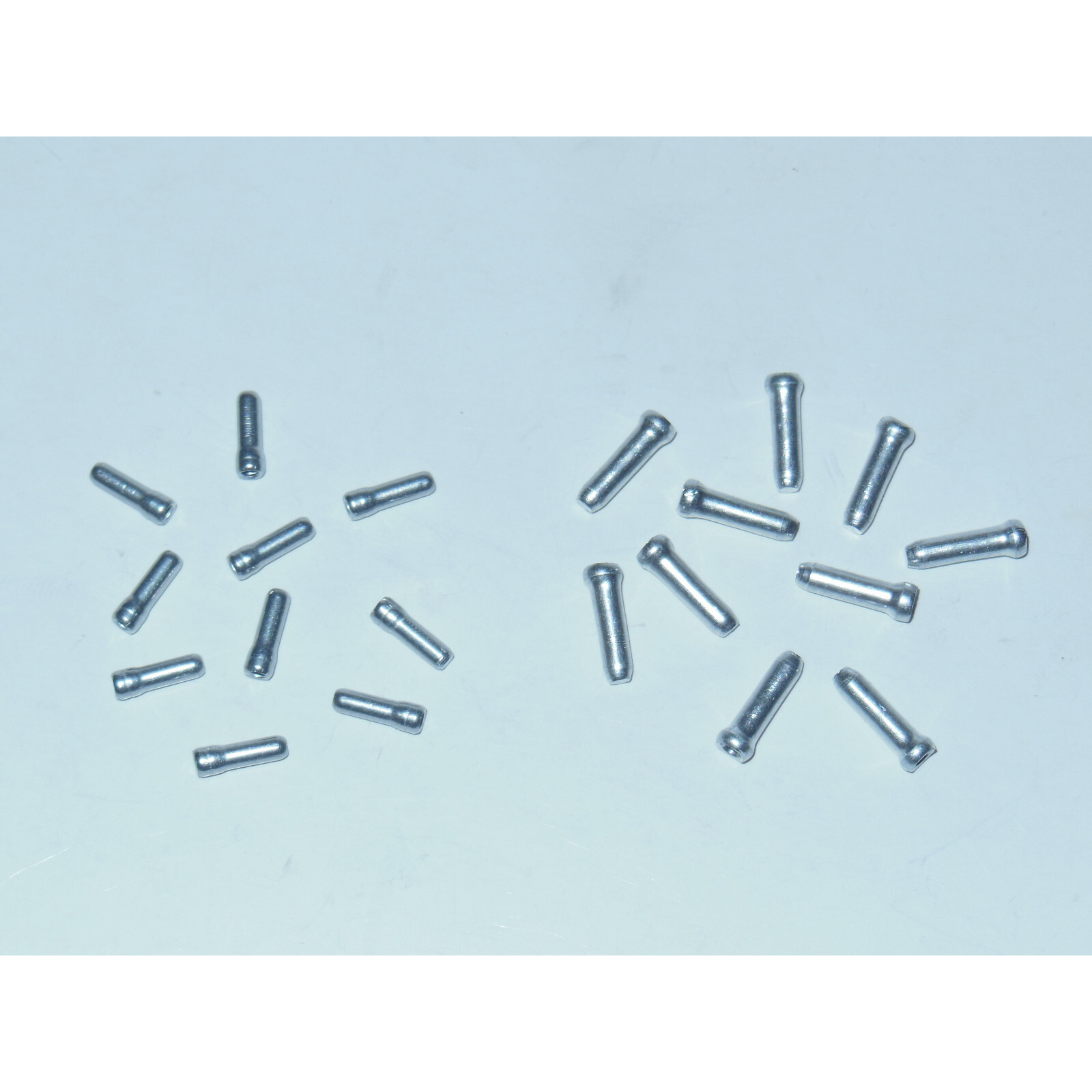 SRAM Cable End Crimp Kit for Derailleur/Brake 1.2 / 1.8 mm 20pc Silver shift tip