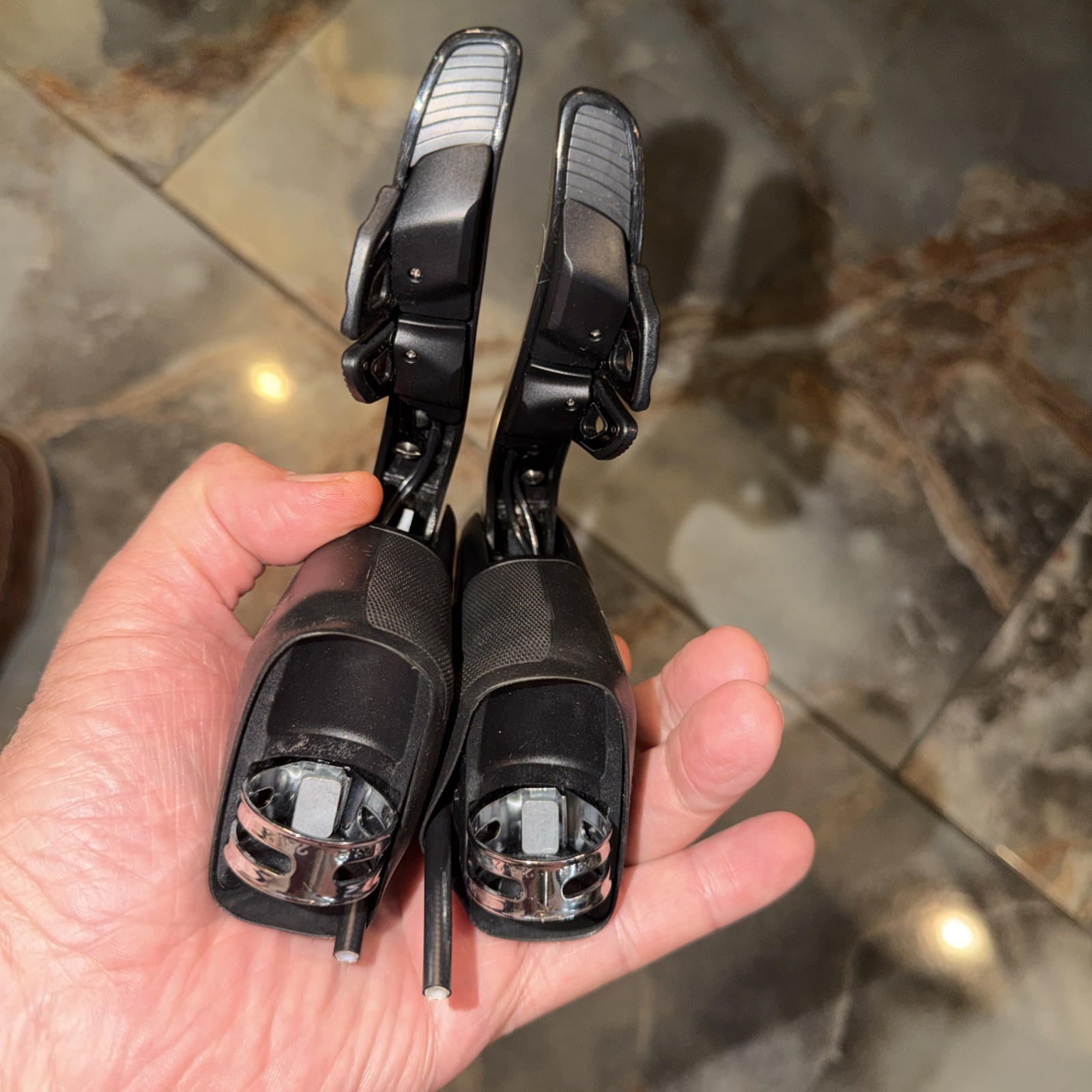 Campagnolo Super Record WRL 12 speed Front and Rear Brake Shift Levers take off