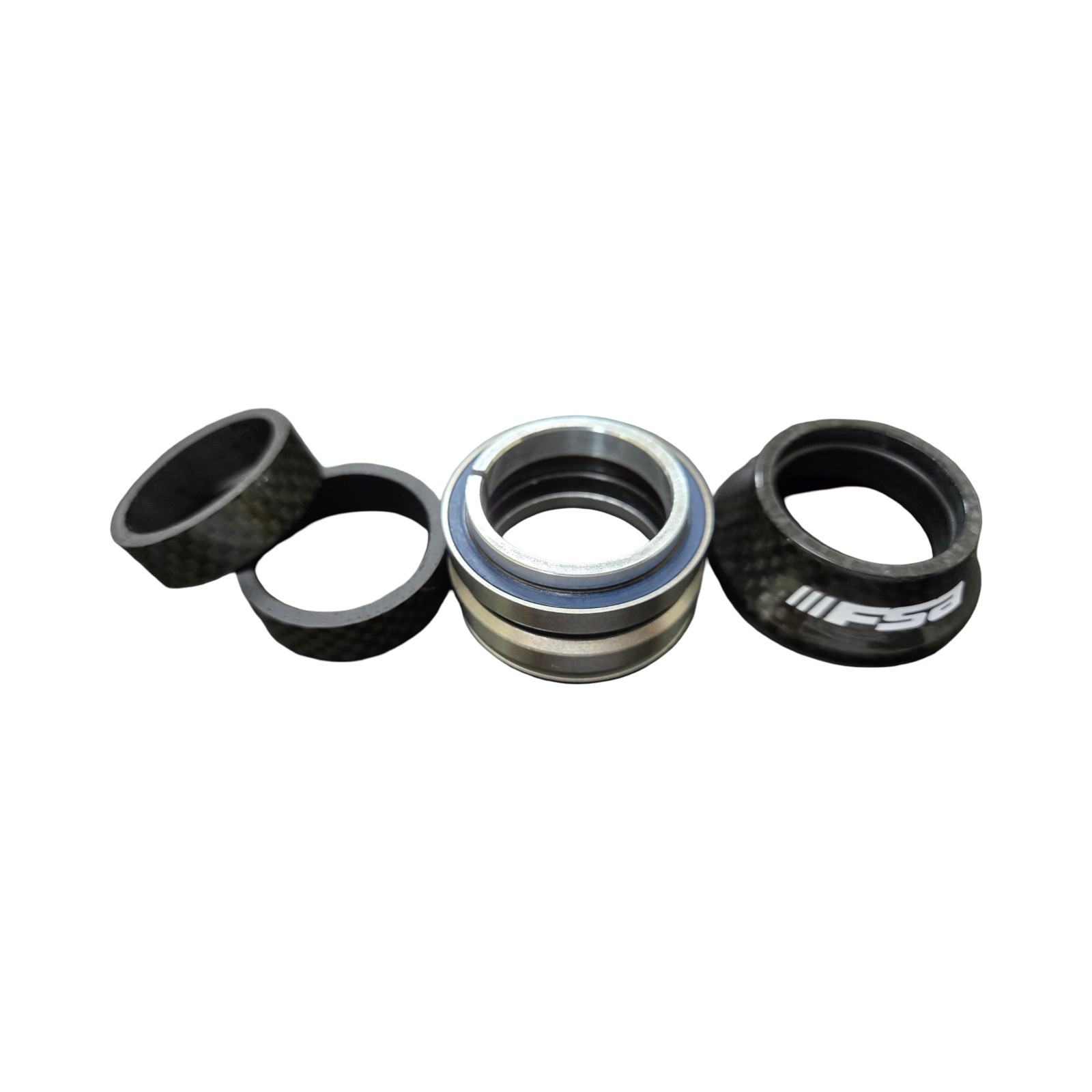 FSA 1 1/8» headset Carbon Top Cover & spacers NOS Sealed bearing MTB ROAD CITY