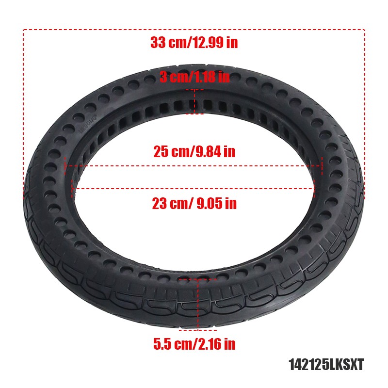 14 Inch 14×2.125 Puncture-proof Solid Tire for Electric Folding Bike Wheel Parts