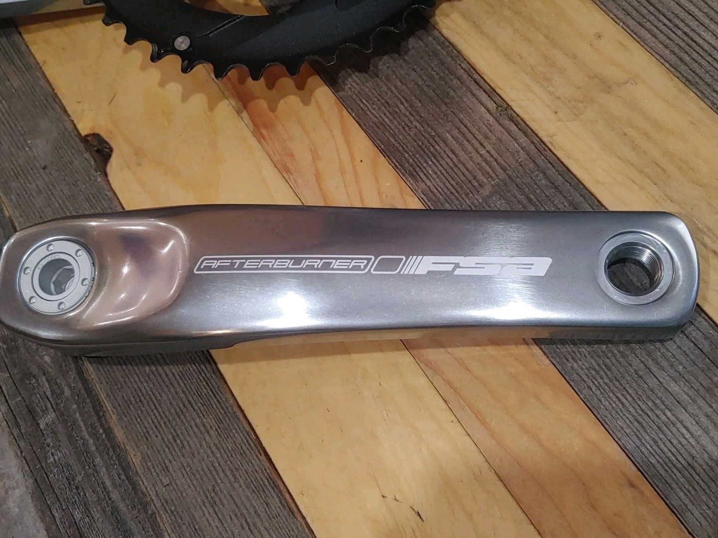 NOS FSA Afterburner Crankset 175 mm BB30 27/40T BCD 86 Hollow Forged Aluminum