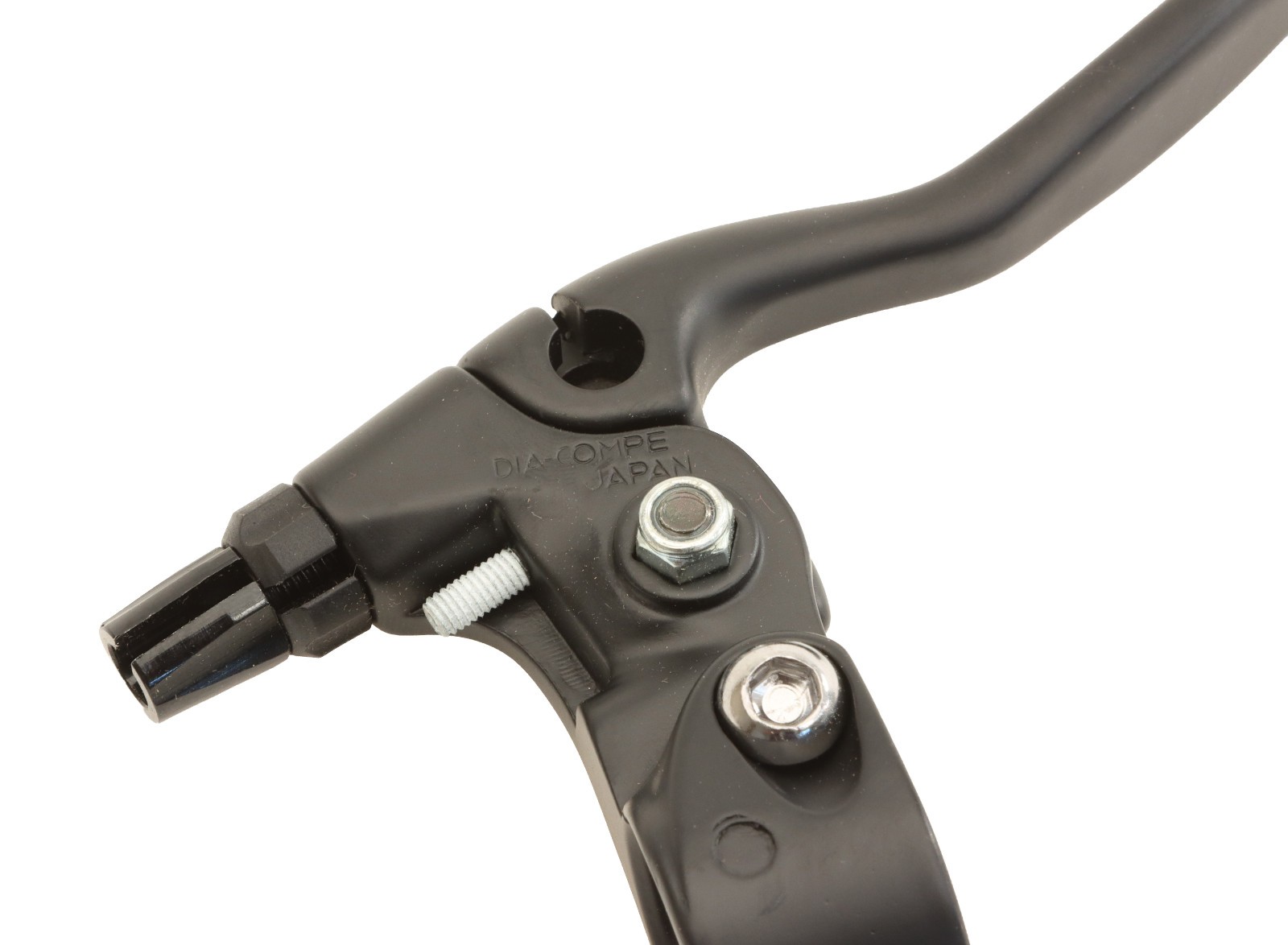 Dia-Compe SS-7 Brake Levers PAIR 2-Finger Short Stop 22.2mm Clamp Black NEW NOS