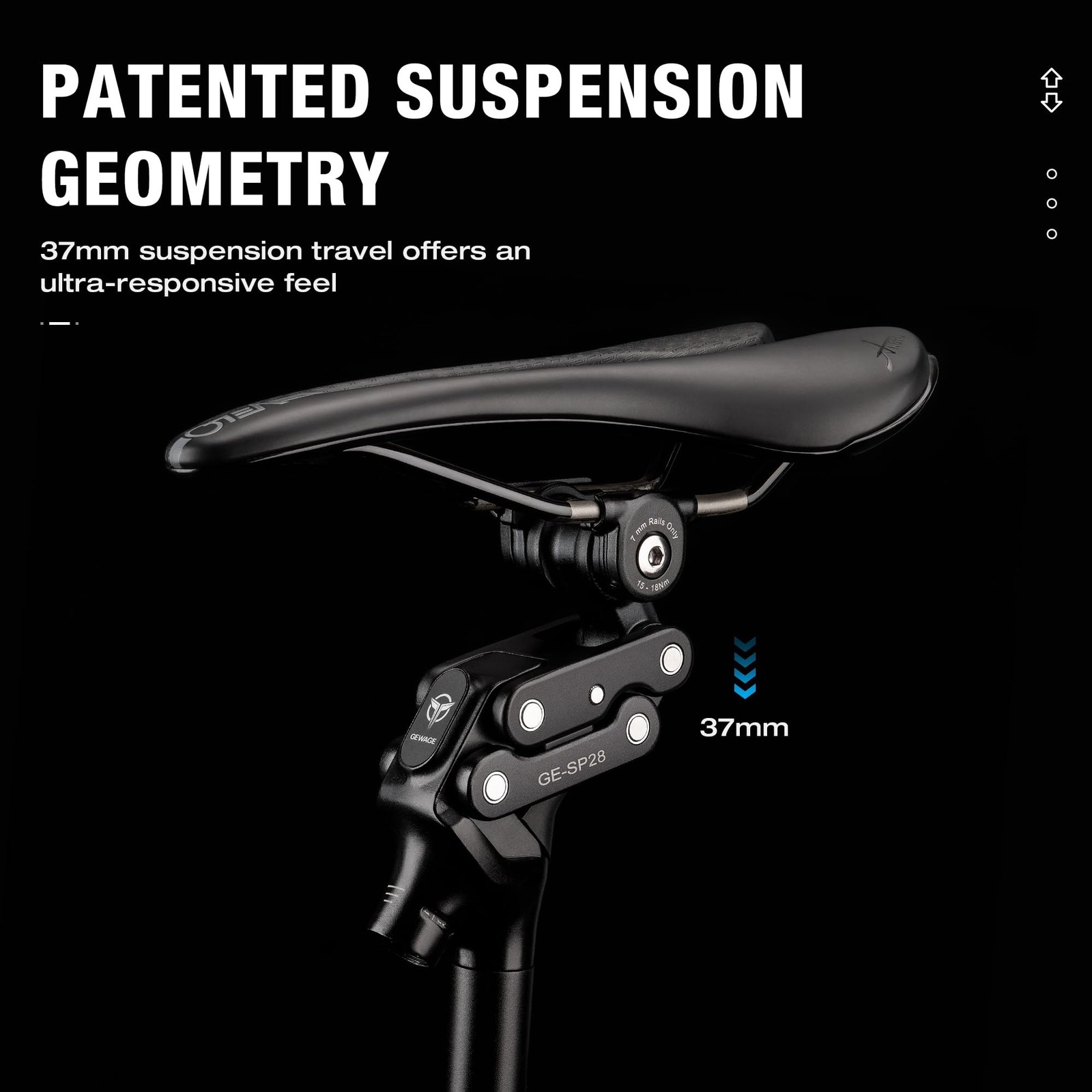 Bike Suspension Seatpost- 27.2 / 30.9 / 31.6mm Shock-Absorber Bicycle Seat Po…