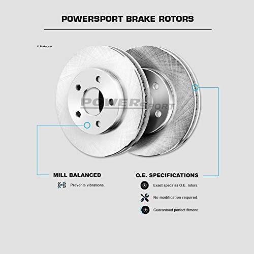 Front Brakes and Rotors Kit |Front Brake Pads| Brake Rotors and Pads| Ceramic