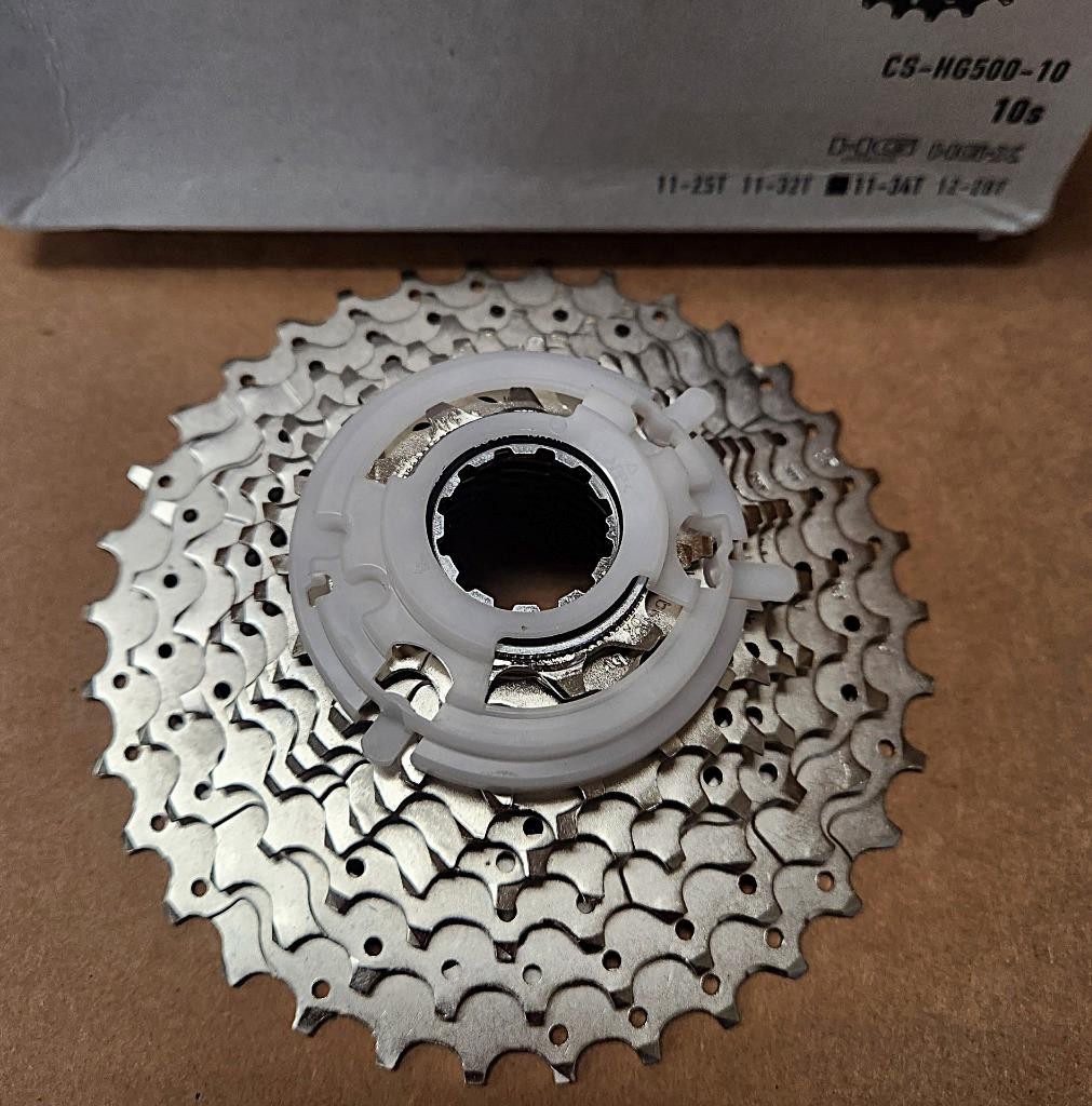 Shimano Tiagra CS-HG500 10-Speed 11-34t Bicycle Cassette Silver OPEN PACKAGE