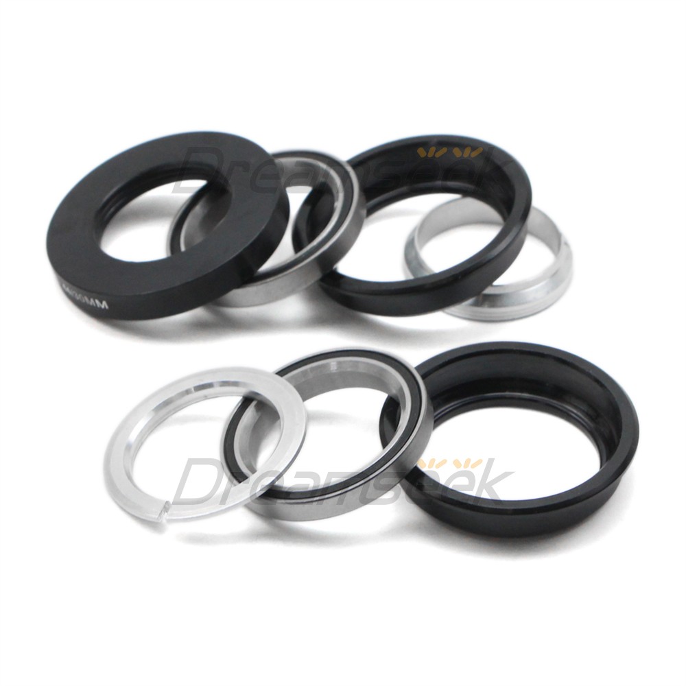 Bicycle Headset Bike Threadless External Bearing Fork Stem Steerer Cap Folding
