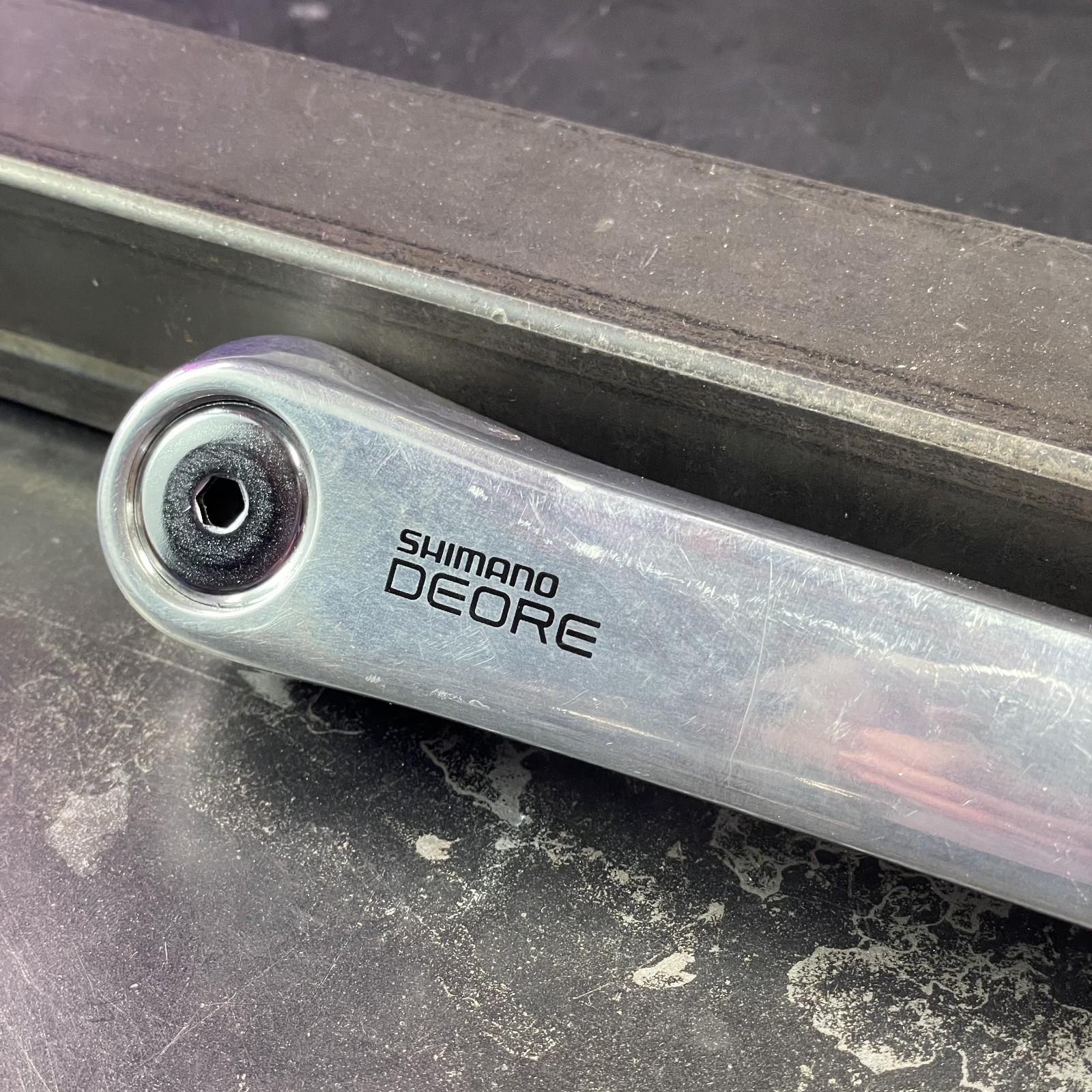 Vintage Shimano Deore MT60 Triple Crankset – 46/36/26 – 175mm – VGC
