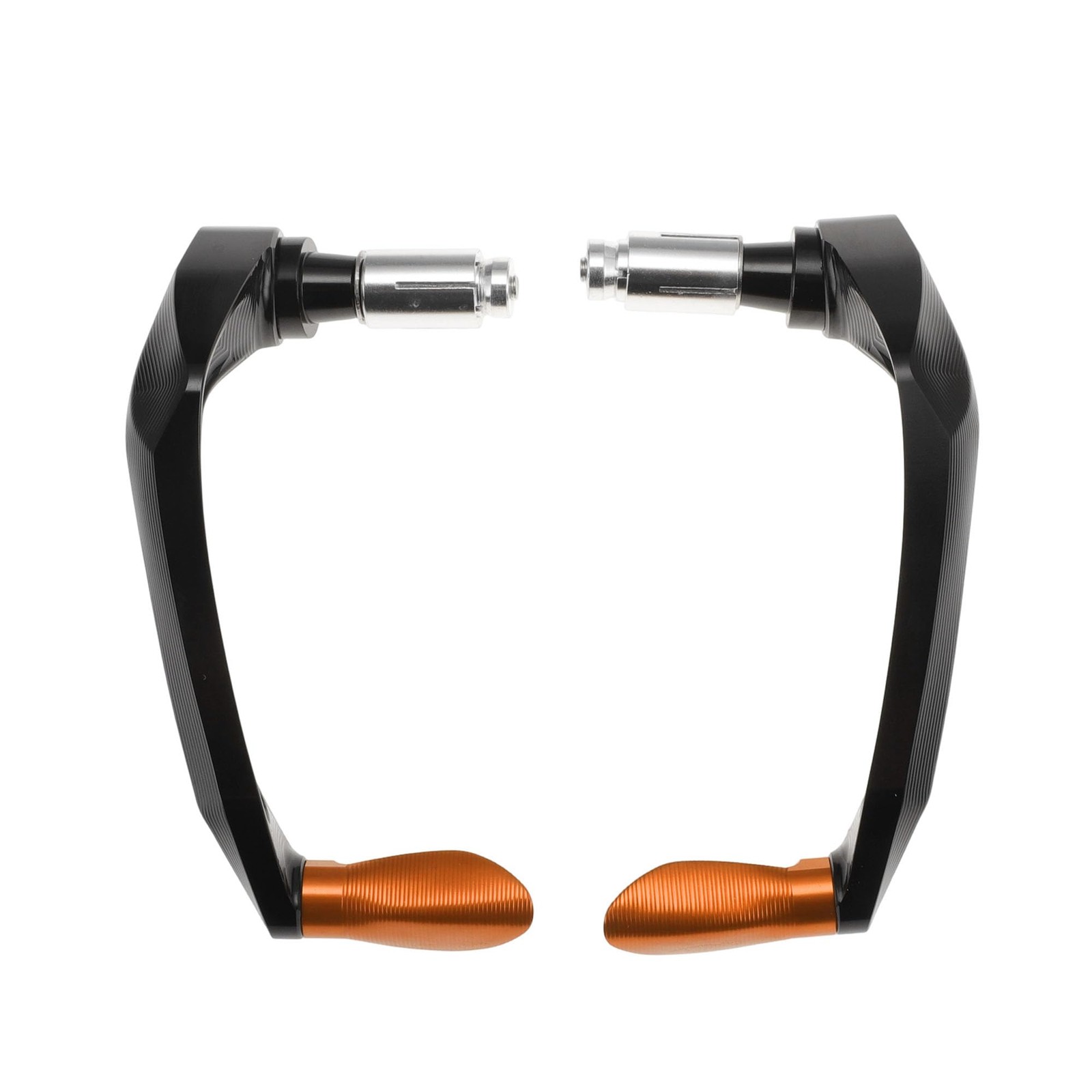 Universal CNC Aluminum Alloy Motorcycle Handguards-Heavy Duty Handle Orange 6″