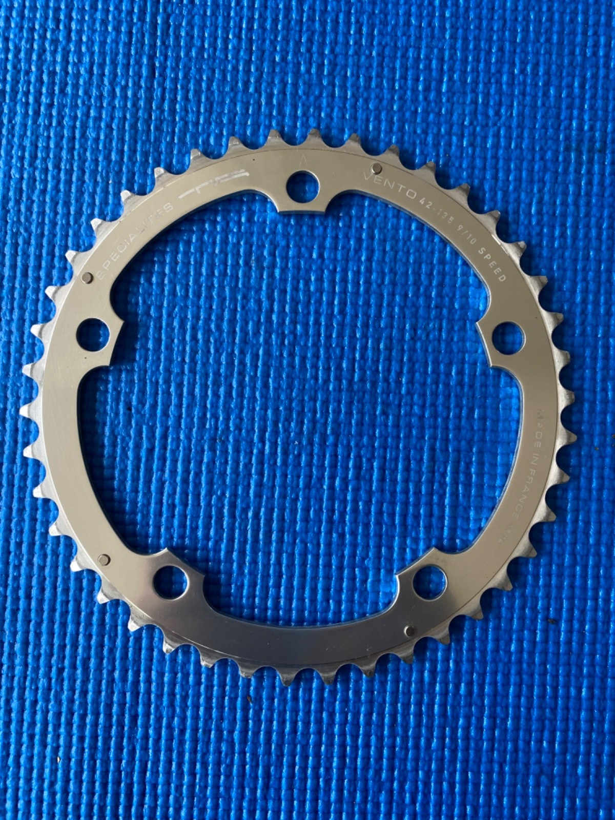 Specialties TA, 42 tooth, 135mm Campy, 9-10 speed chainring, NEW