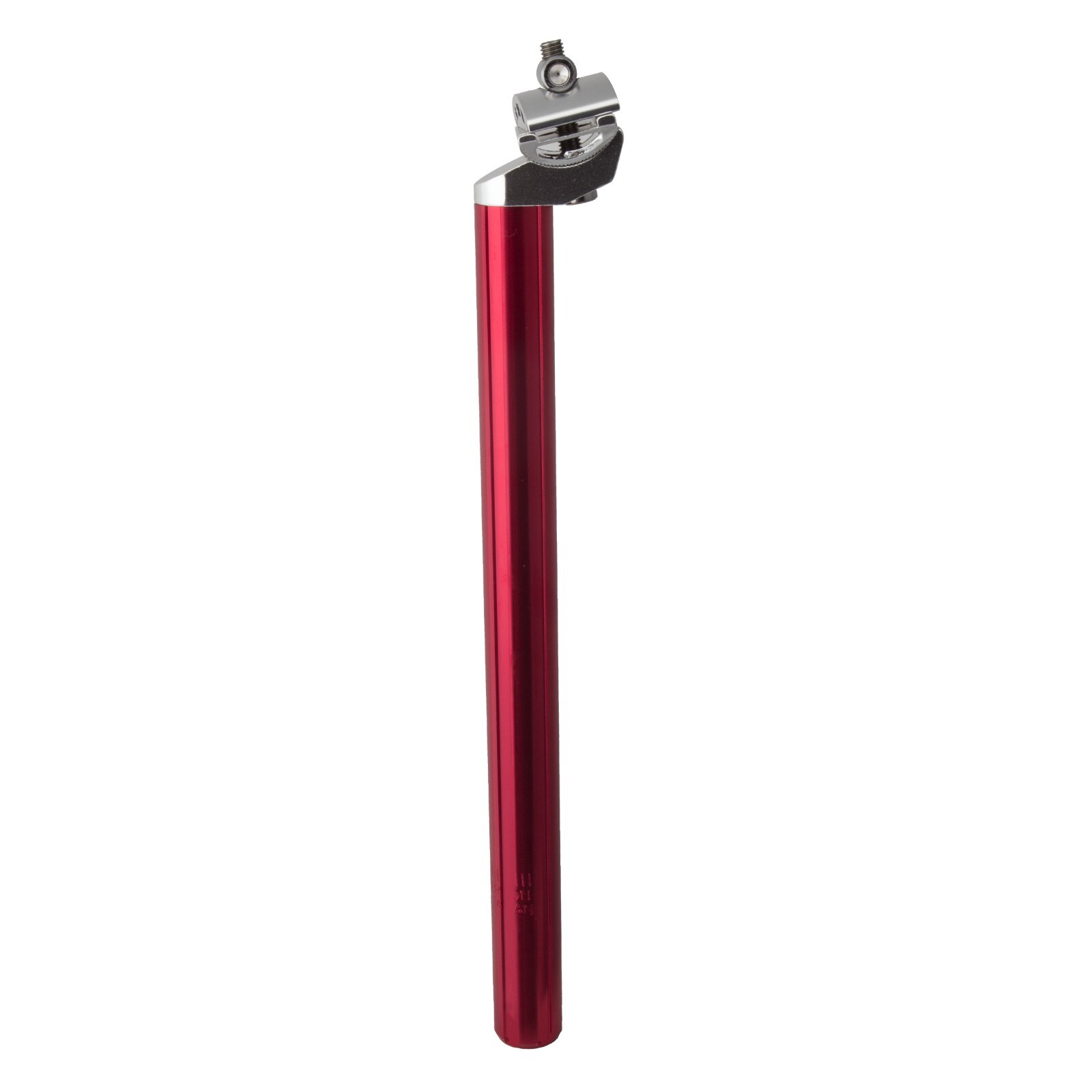 BLACK OPS FLUTED ALUMINUM BICYCLE SEATPOST w/ clamp RED ANODIZED 25.4 x 350mm