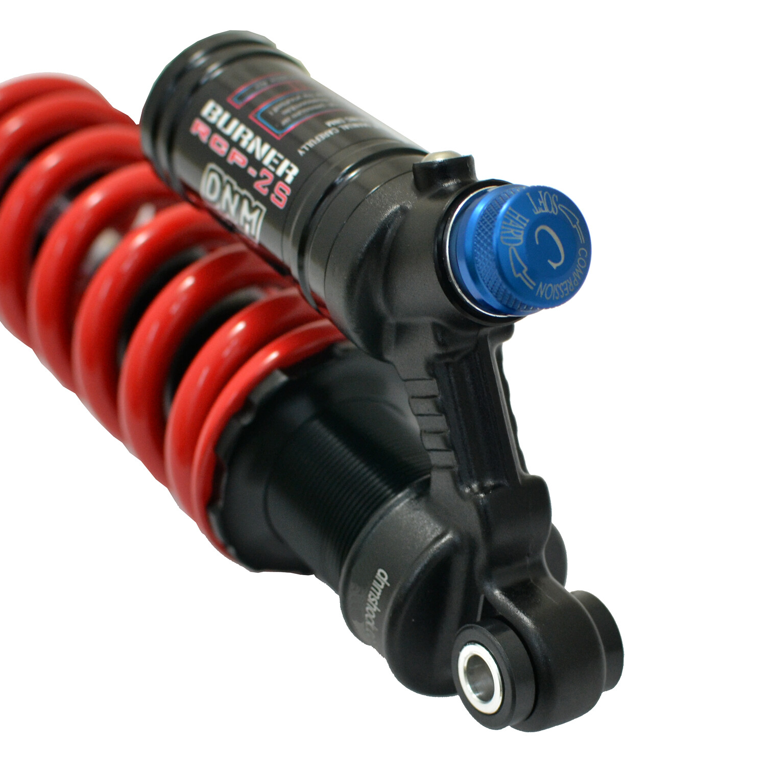 DNM BURNER-RCP2S MTB Downhill Bike Rear Shock 265mm 450 lbs , Red Coil Spring
