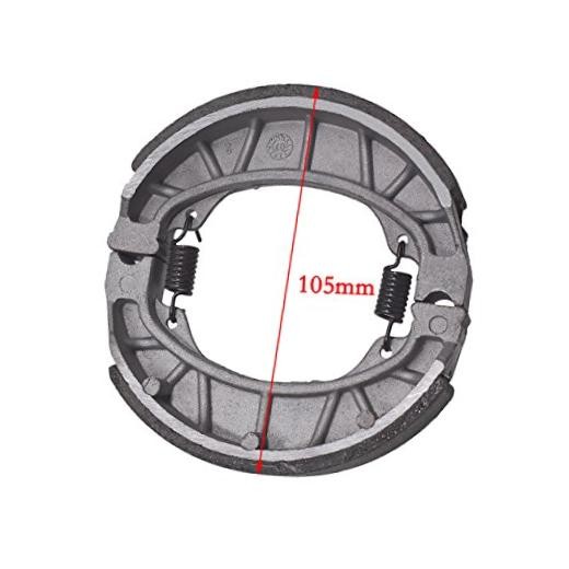 Moped Scooter 105mm Rear Drum Brake Pads Shoes 50 110 125 150 cc GY6