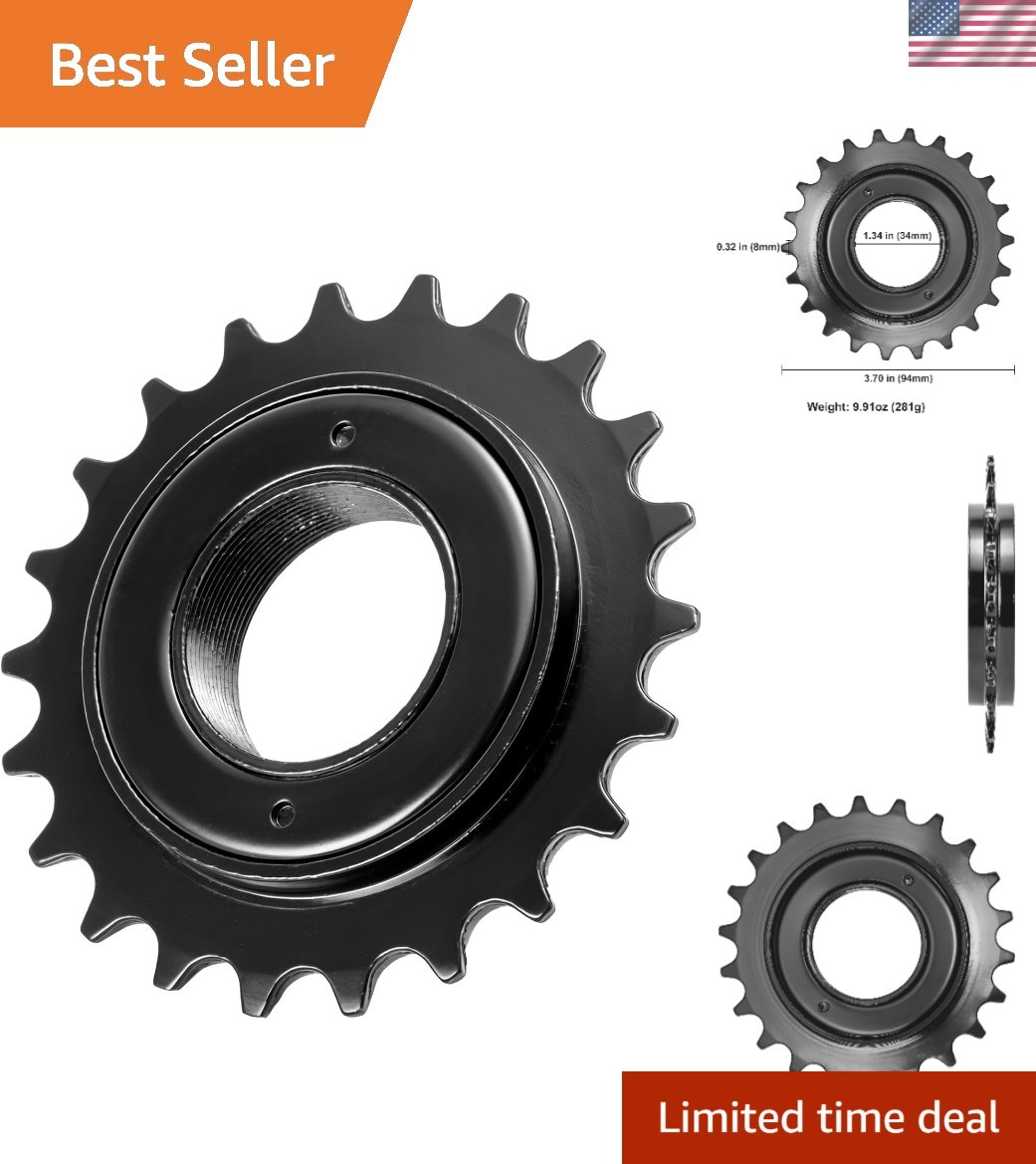 22T High-Tensile Steel Bicycle Freewheel – Threaded Type Compatible Parts