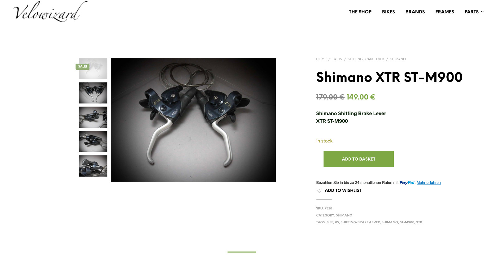 Shimano XTR ST M 900 Shifting Brake Lever / 3x8sp / STI xt lx #VELOWIZARD