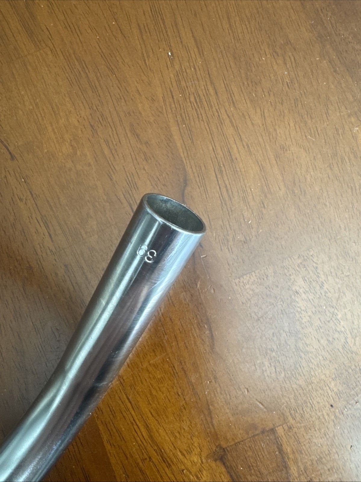 Vintage Fuji Nitto OLYMPIADE 112 Drop Handlebar 390 25.4 Clamp Silver Japan