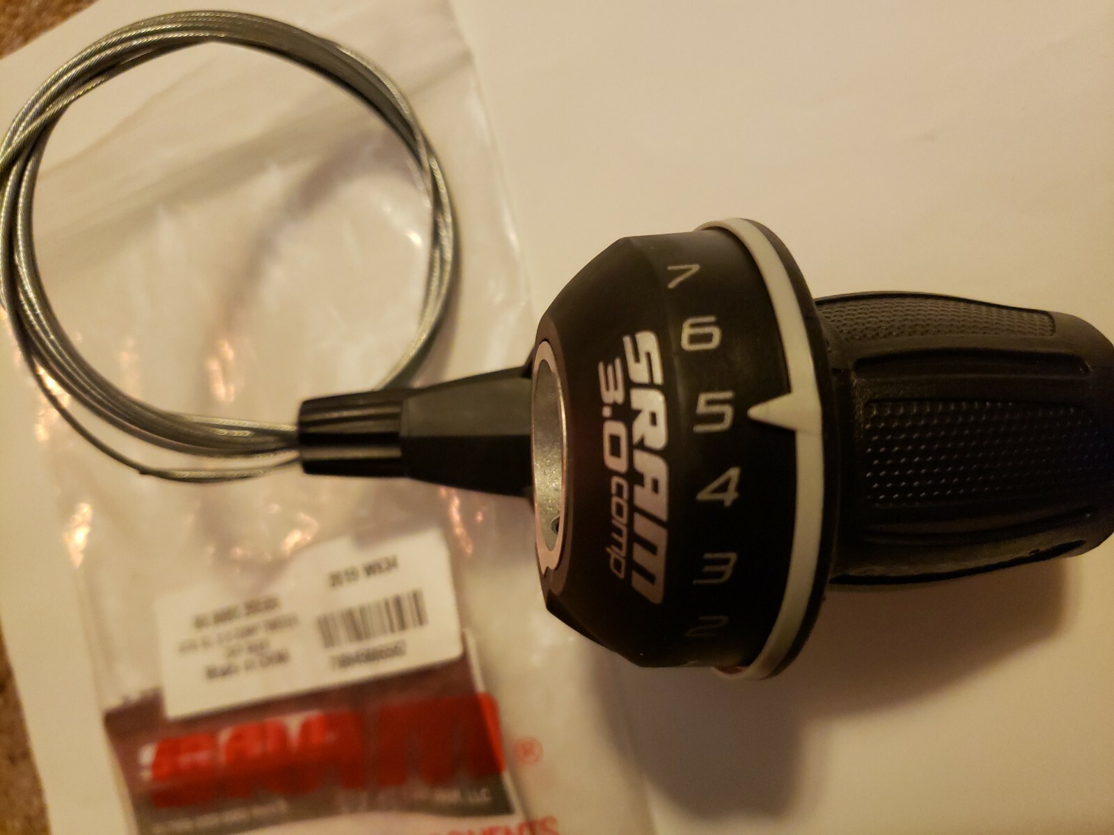 SRAM 3.0 Comp 7 Speed Bicycle Twist Shifter