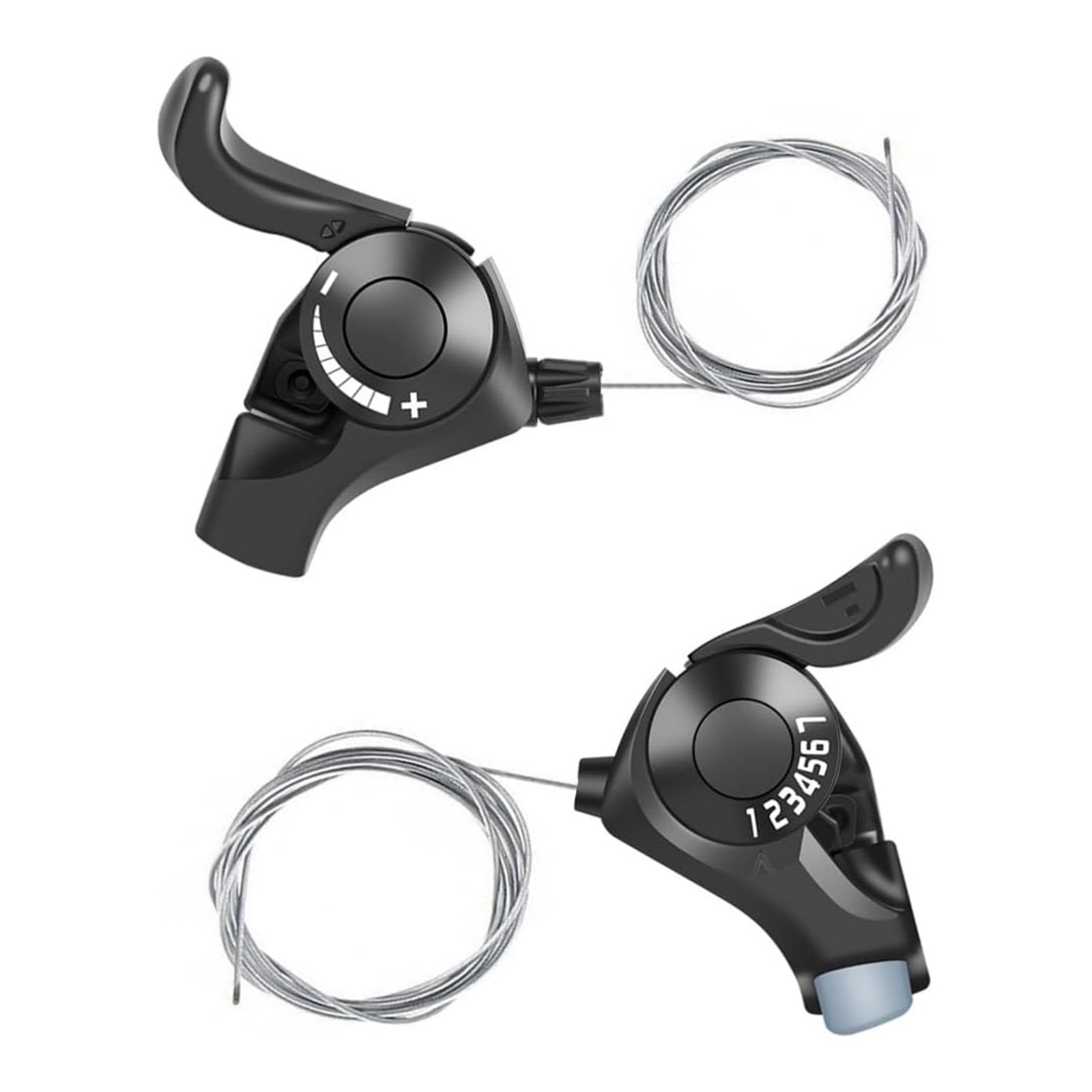 21-Speed Bicycle Shift Set w/Optical Display Durable Aluminum Alloy Construction