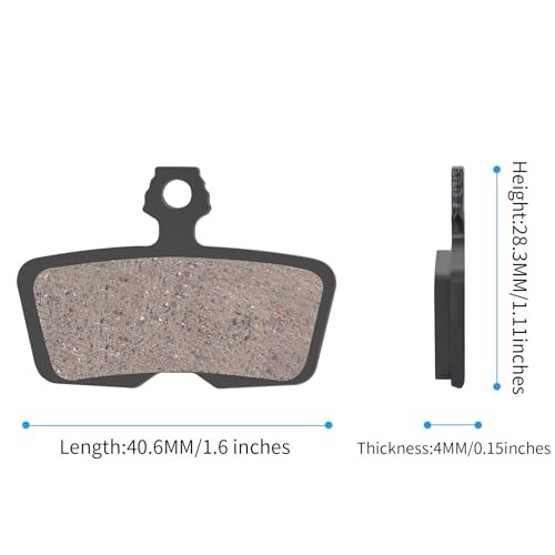 4-Piston MTB Bike Brake Pads Compatible with SRAM Code,Code R,Code RSC and