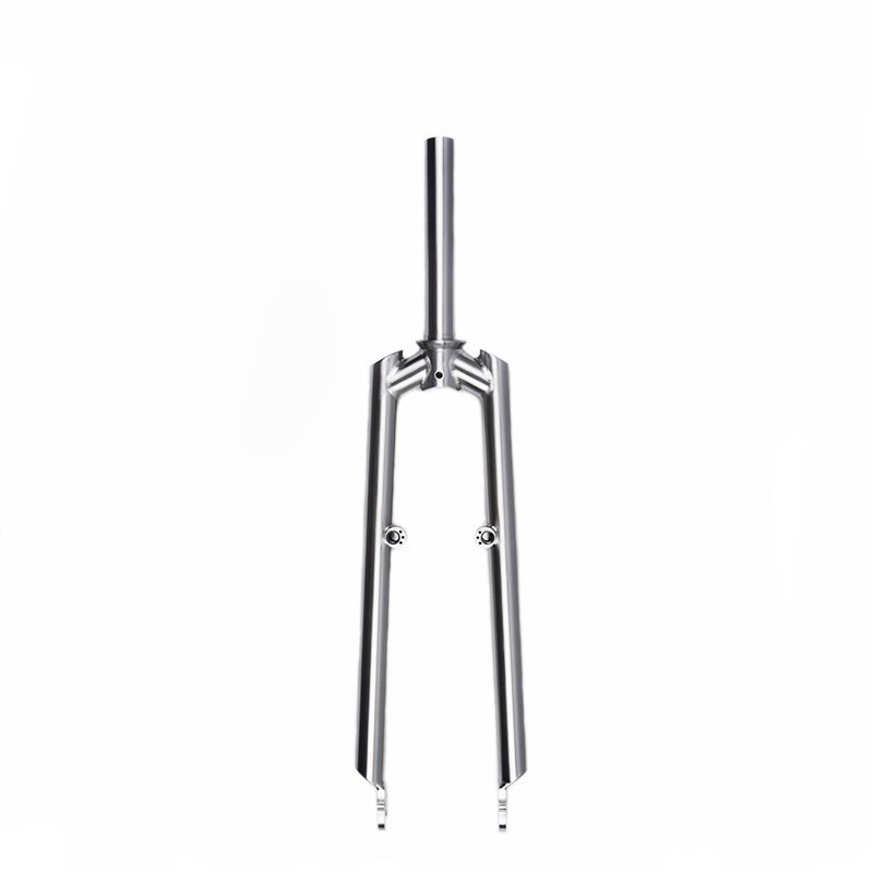 GR9 Titanium Square Shoulder V-Brake Rigid MTB Front Fork Straight Leg Hard Fork