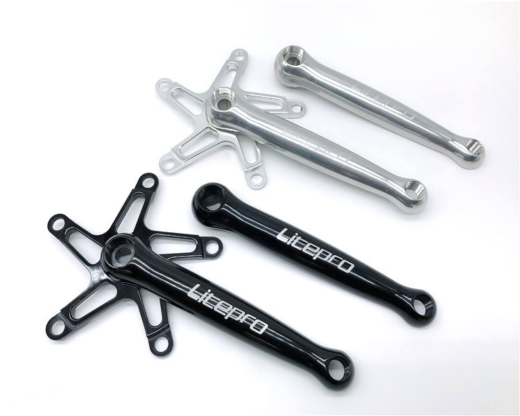 Litepro CNC Crankset BCD130 Crank Arm set 170mm for Brompton Birdy folding Bikes