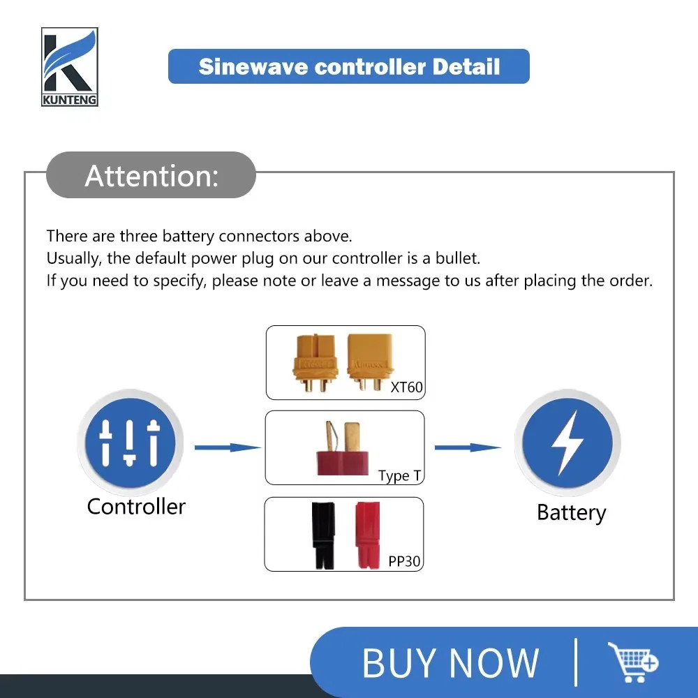 36V 48V 15A-50A KT Electric Bike Controller SM/Waterproof with LCD Display Panel