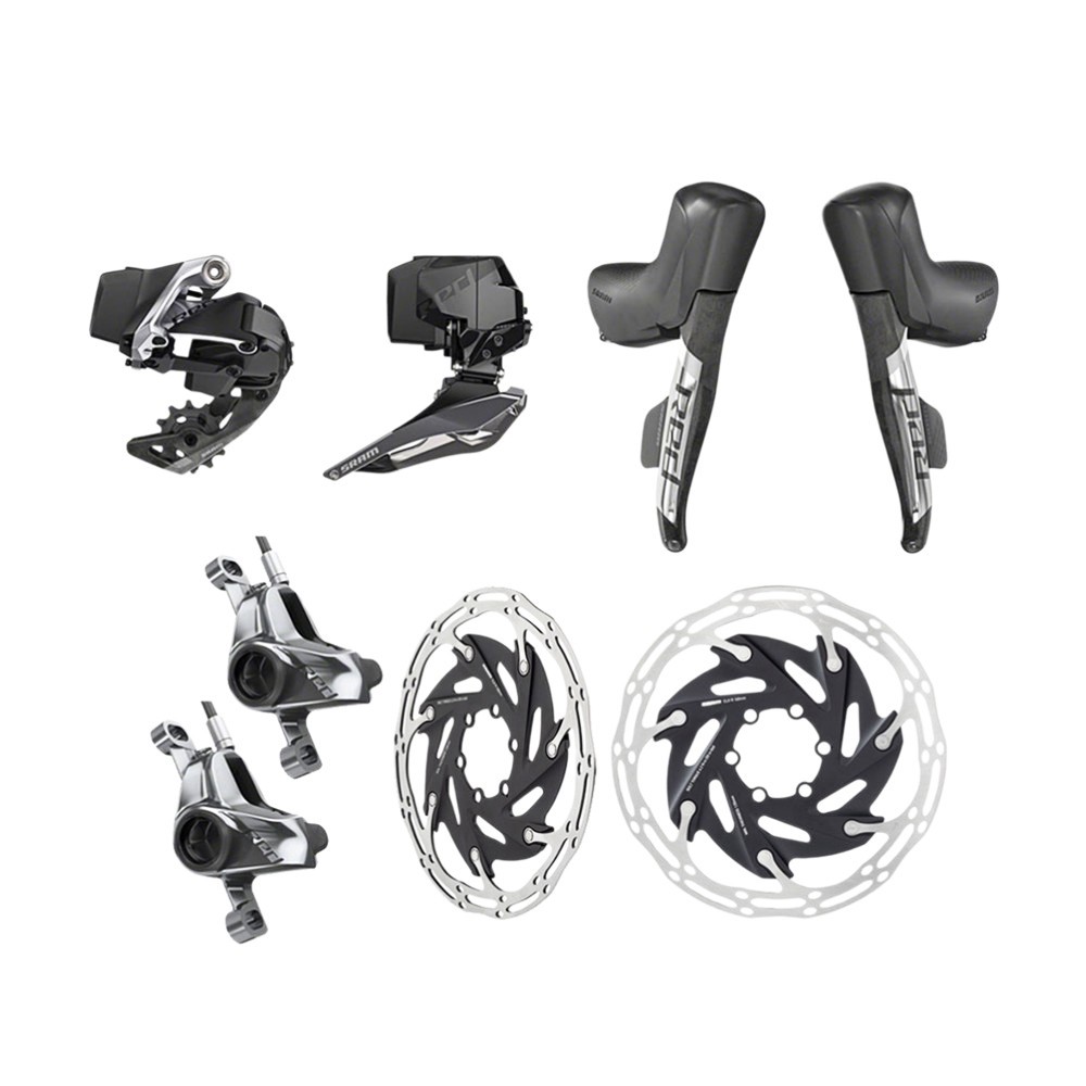 New SRAM Red D1 AXS 2X HRD Road Groupset 12-Spd Post Mount 6-Bolt – Sealed Box
