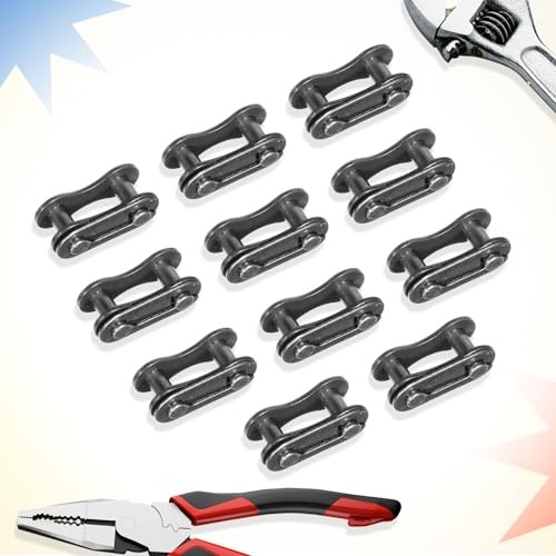 10 Pieces Bike Chain Master Link Single Speed Removable Quick Split Chain Link