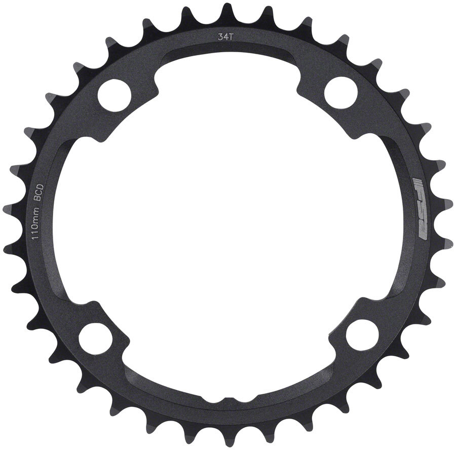 FSA Gossamer ABS Chainring 34t 110 BCD 11-Speed 4-Bolt Aluminum Black N10/N11