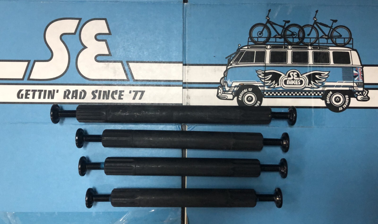 SE RACING BIKES/ BLACK OPS BB AXLE BK-OPS 8 SPLINE 19mm Bottom Bracket Axle