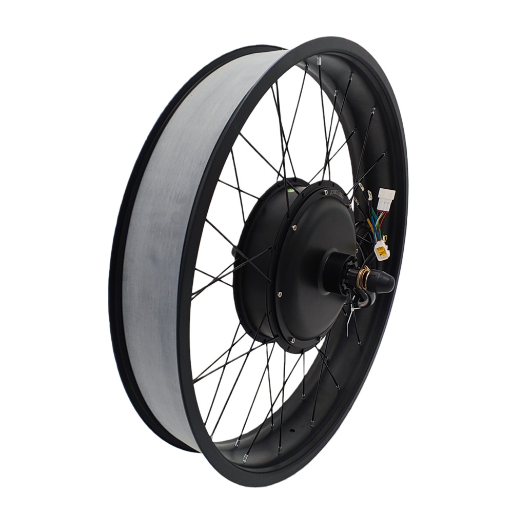 48V 60V 72V 5000W eBike Rear Motor Fat Wheel 175/190mm 20» 24» 26»x4.0 inch