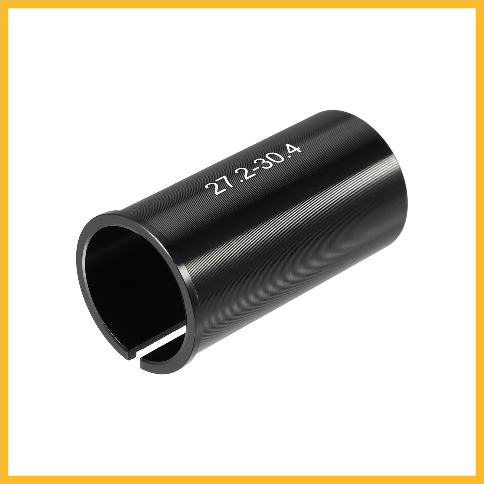 2Pcs 27.2mm to 30.4mm Bicycle Seat Post Tube Adapter Reducing Sleeve Black