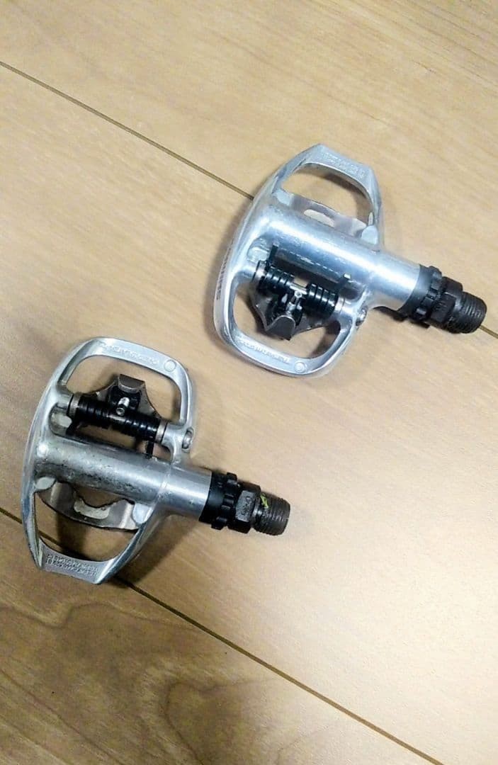 Shimano PD-A520 SPD Pedal Silver, Rare Polished Model, Bike Pedals