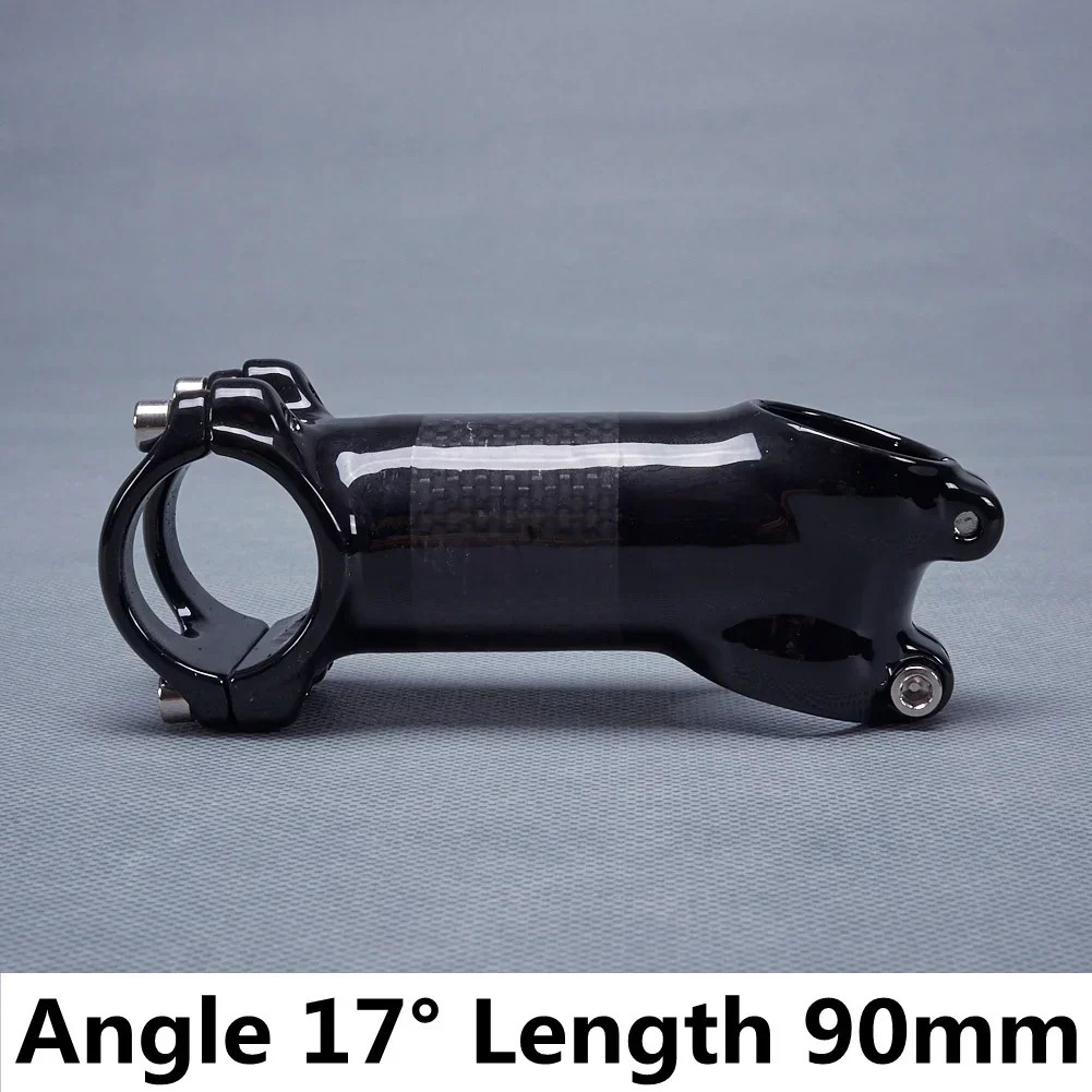 6/17 Degrees Carbon Bicycle Stem Mountain Road Bike Stem Length 60-120mm