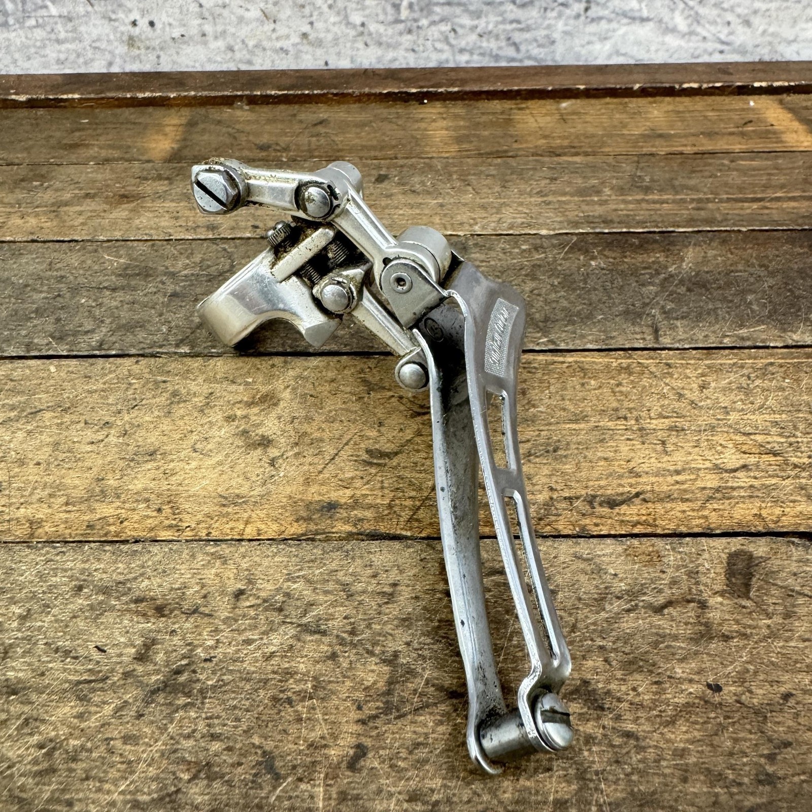 Vintage Suntour Cyclone Front Derailleur Clamp On Bottom Pull Road 1st Gen 70s