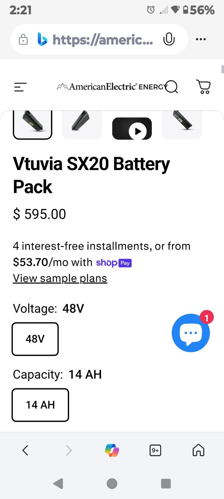 Vtuvia Giraffe Sx20 Ebike Battery 48v 14ah