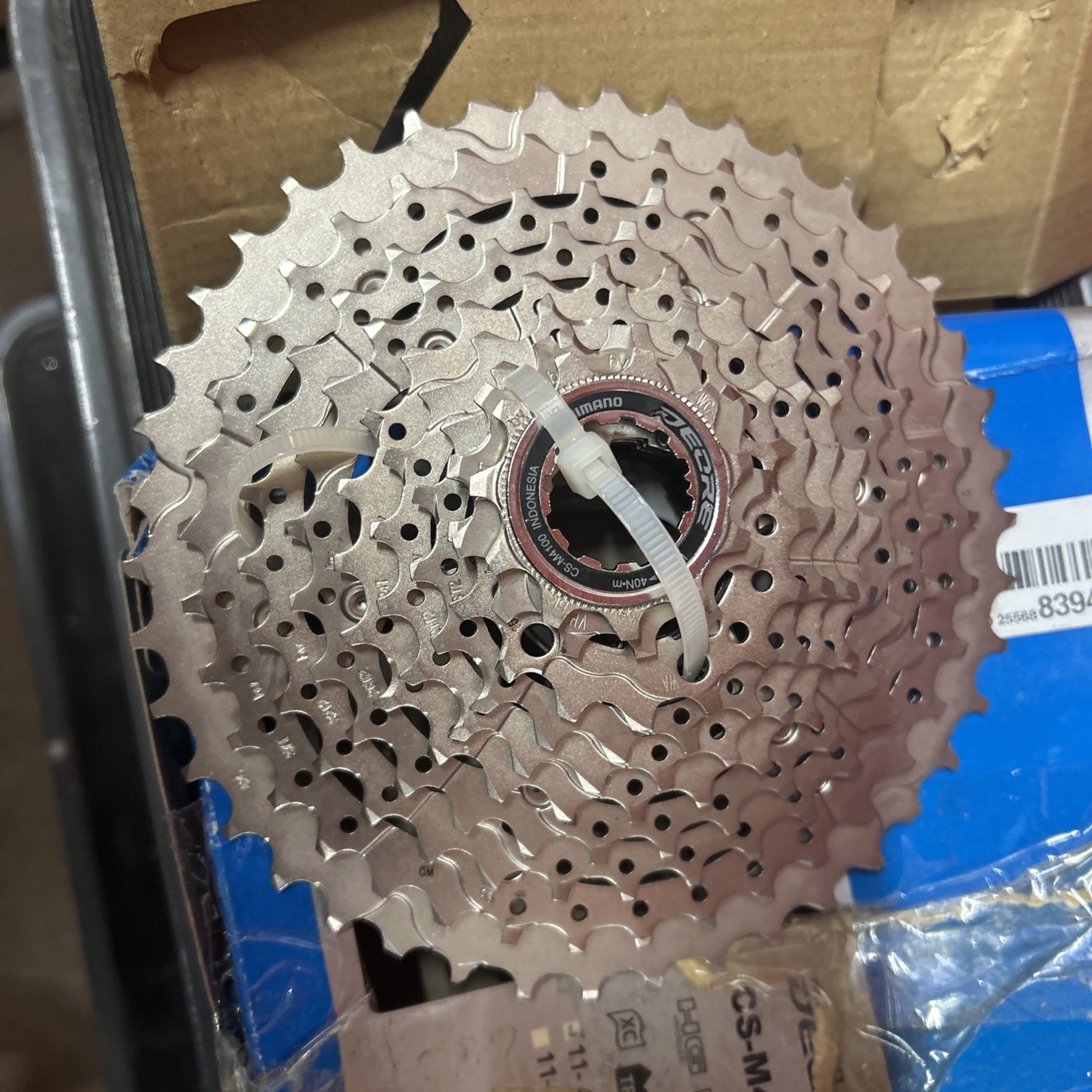 SHIMANO Deore CS-M4100-10 Cassette – 10-Speed, 11-42t, Silver