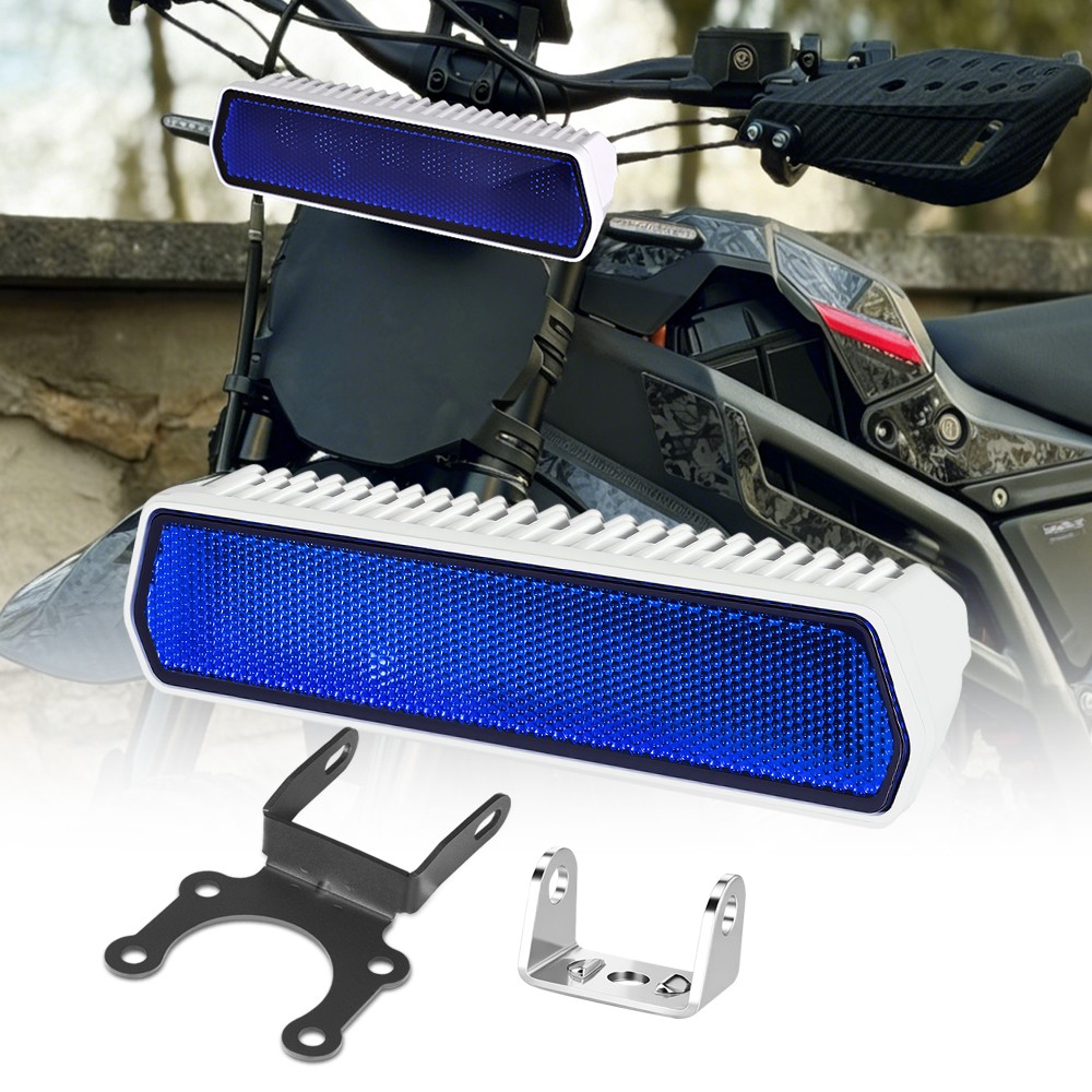 For Talaria LED Headlight White Light Bar Kit Sting R MX4 Blue LED Headlight 6″