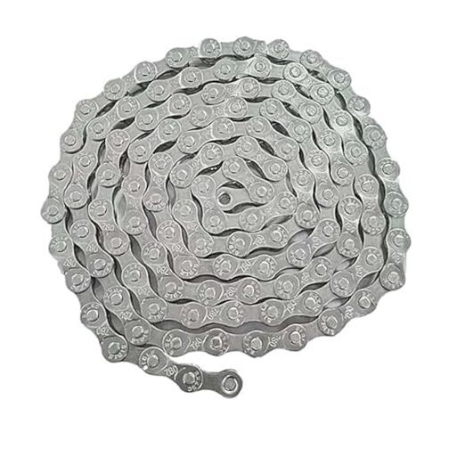 Universal 6 7 8 Speed Bike Chain, Nickel Plated Anti-Rust Chain for Silver