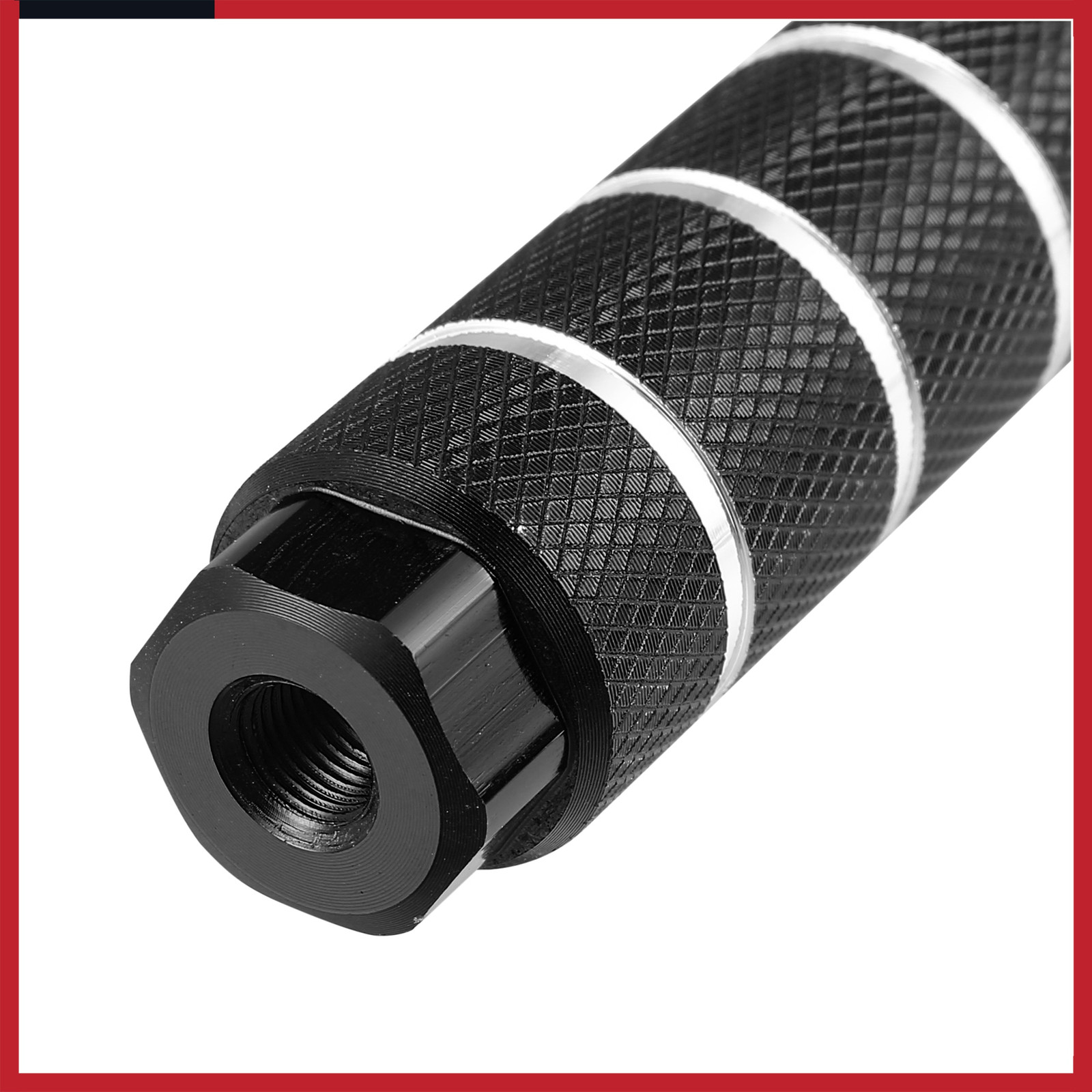 4pc Aluminum Alloy Rear Foot Pegs Black for BMX MTB Bike Fit 3/8 inch Axles New