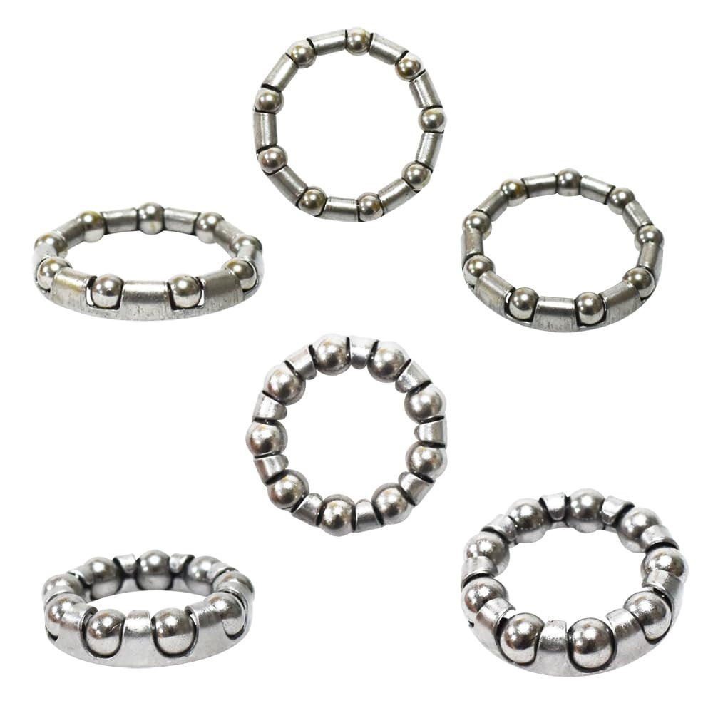 10 Kinds 5 Sets Bike Ball Bearing Headset Retainer Crank Caged Wheel 1/6” to 1/3
