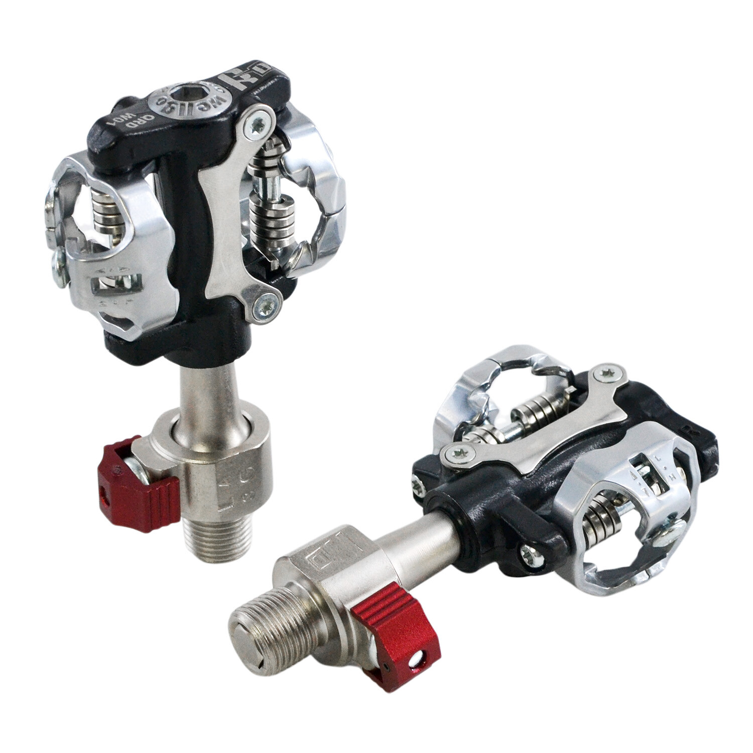 Wellgo W01 QRD Quick Released Bearing 9/16″ Alloy Pedals , Black