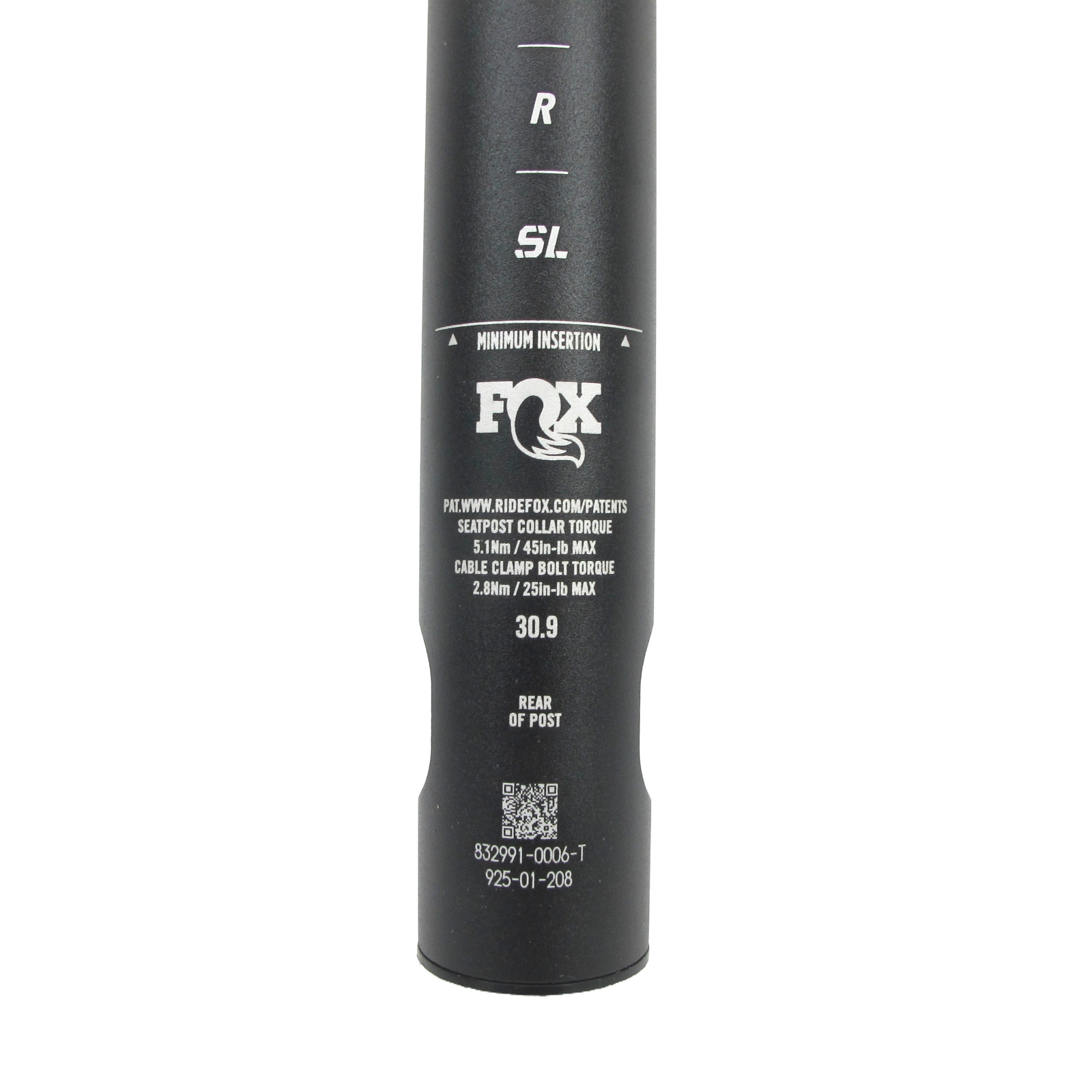 FOX Transfer SL 30.9 100mm PE Dropper Seatpost 0 offset $329 MSRP