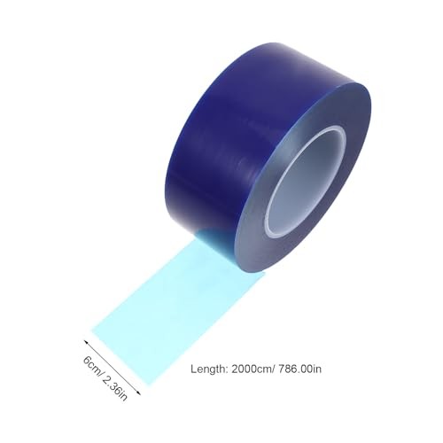 Wheel Rim Edge Protection Film, 2.36in PE Tape for Tire 2000.00X6.00X0.10CM