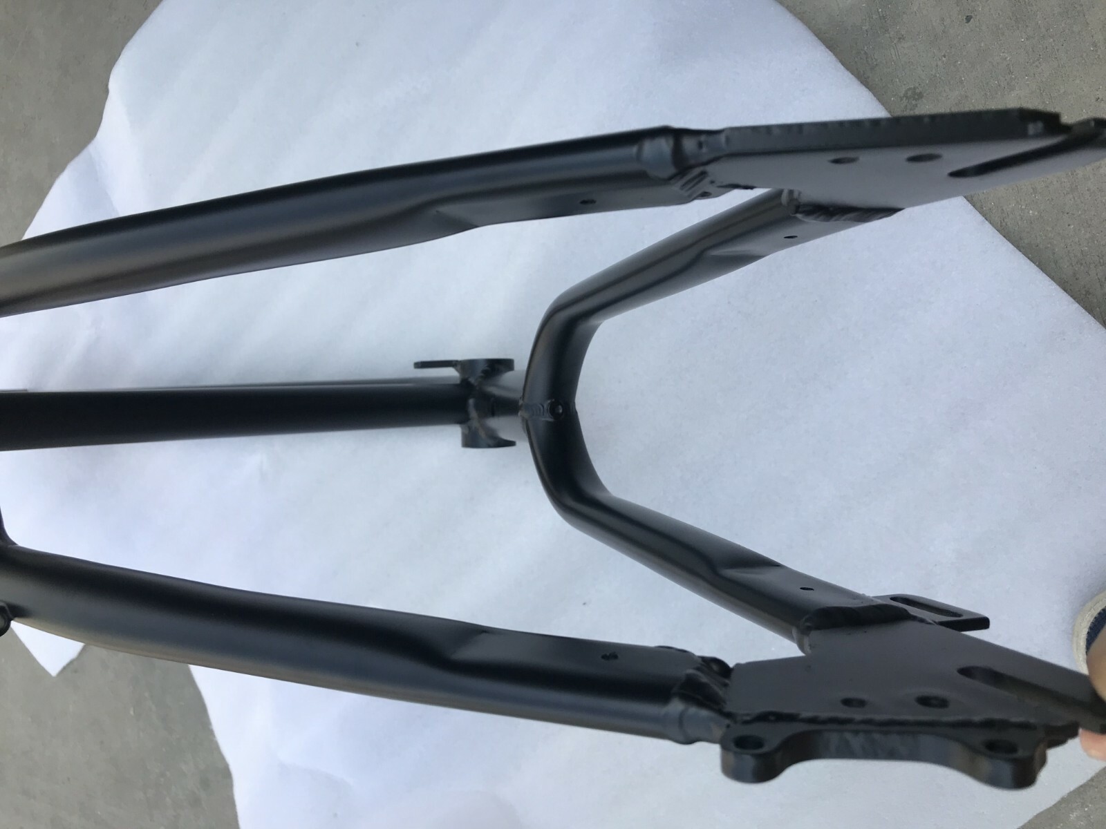 CDHPOWER Black Felt Faker Gas Frame 3.4L &26″ Suspension Fork-Gas Motorized Bike