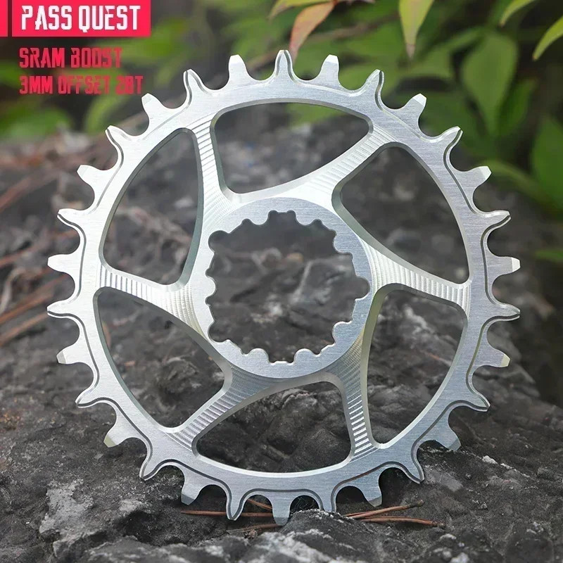 3mm Offset for Crankset Mountain Bicycle Narrow Wide Chainring 28-38T Chainwheel