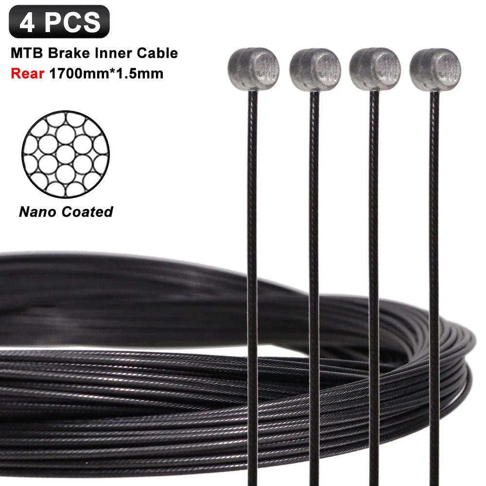 MTB Bike Brake Shift Cable Set Nano Coated Stainless Steel Road Bicycle
