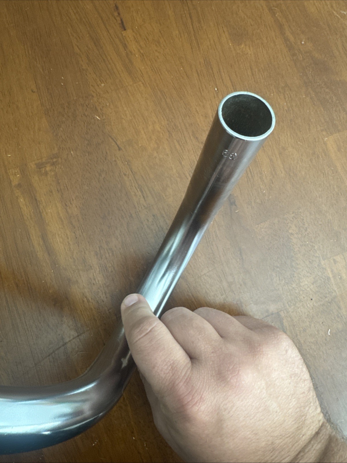 Vintage Fuji Nitto OLYMPIADE 112 Drop Handlebar 390 25.4 Clamp Silver Japan