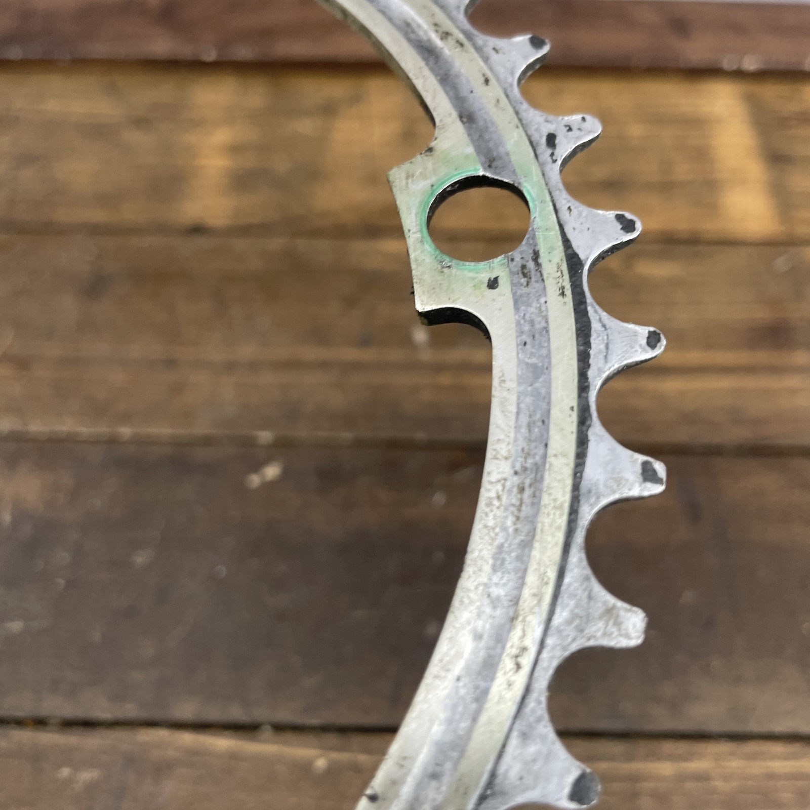 Vintage 52T 144 BCD 5-Bolt Road Bike Chainring Sugino Racing Alloy 45g