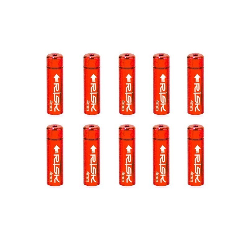 10PCS Alloy Bike Cable End Caps 5mm Brake 4mm Shift Dust Covers